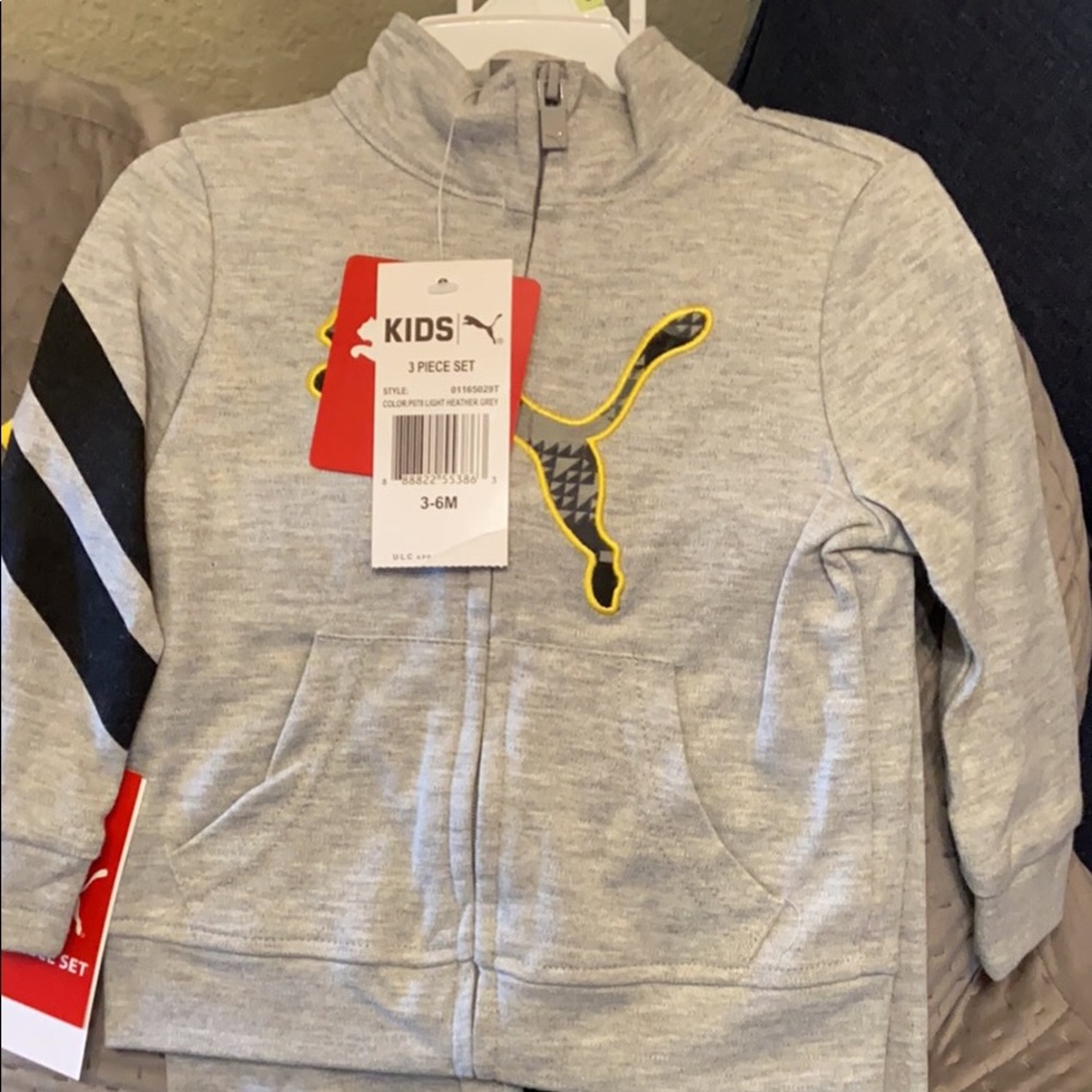 Baby puma jogger set! 3-6 months